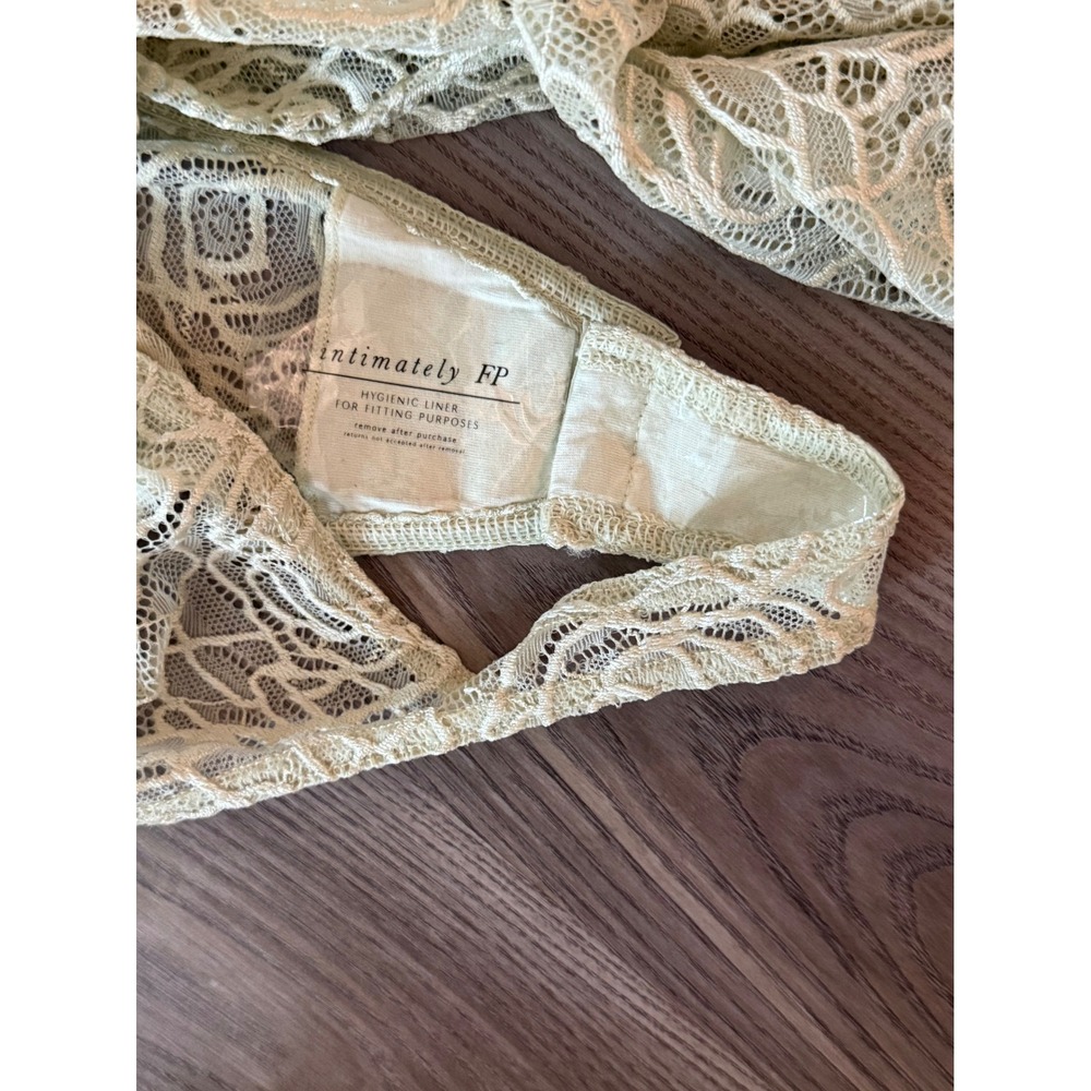 Intimately Free People In My Head Green Moss Lace Bodysuit Womens size Small NWT - Picture 4 of 11